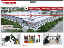 Tablet Screenshot of menzerna.com